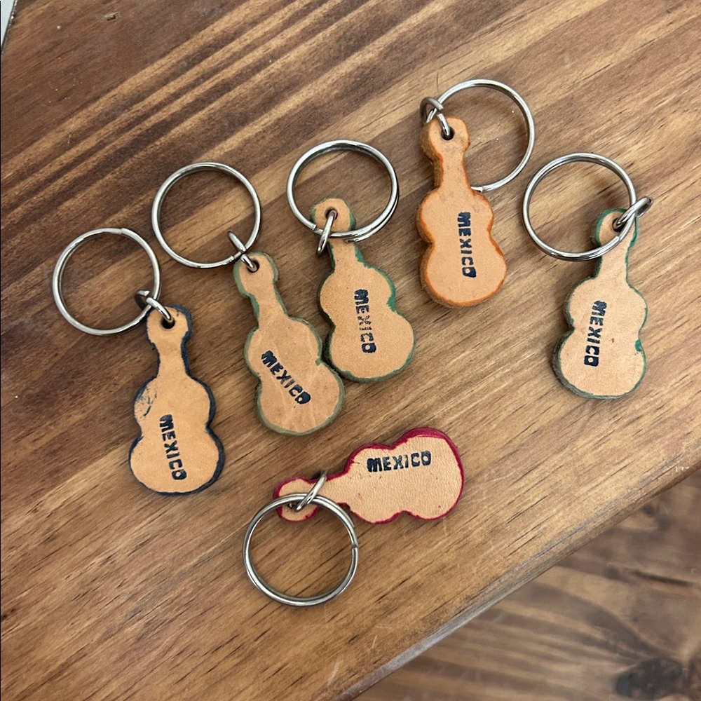 Pick 1- Leather Mexico Keychains- PICK 1 - Picture 7 of 11